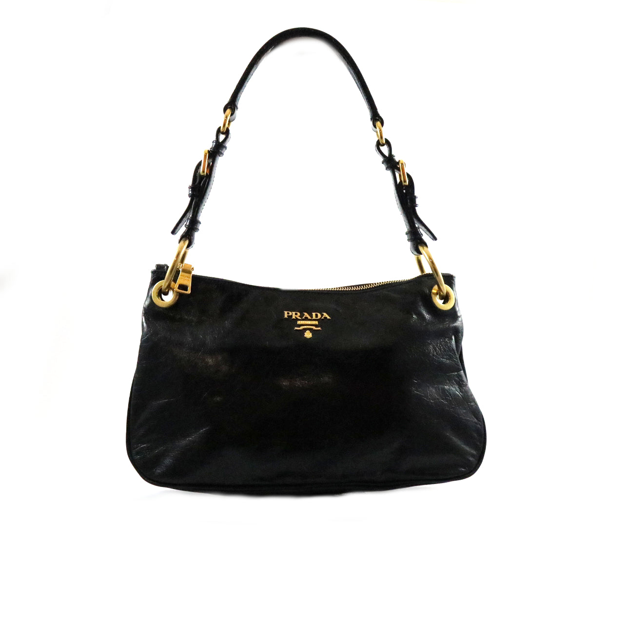 Nero Leather Shoulder Bag