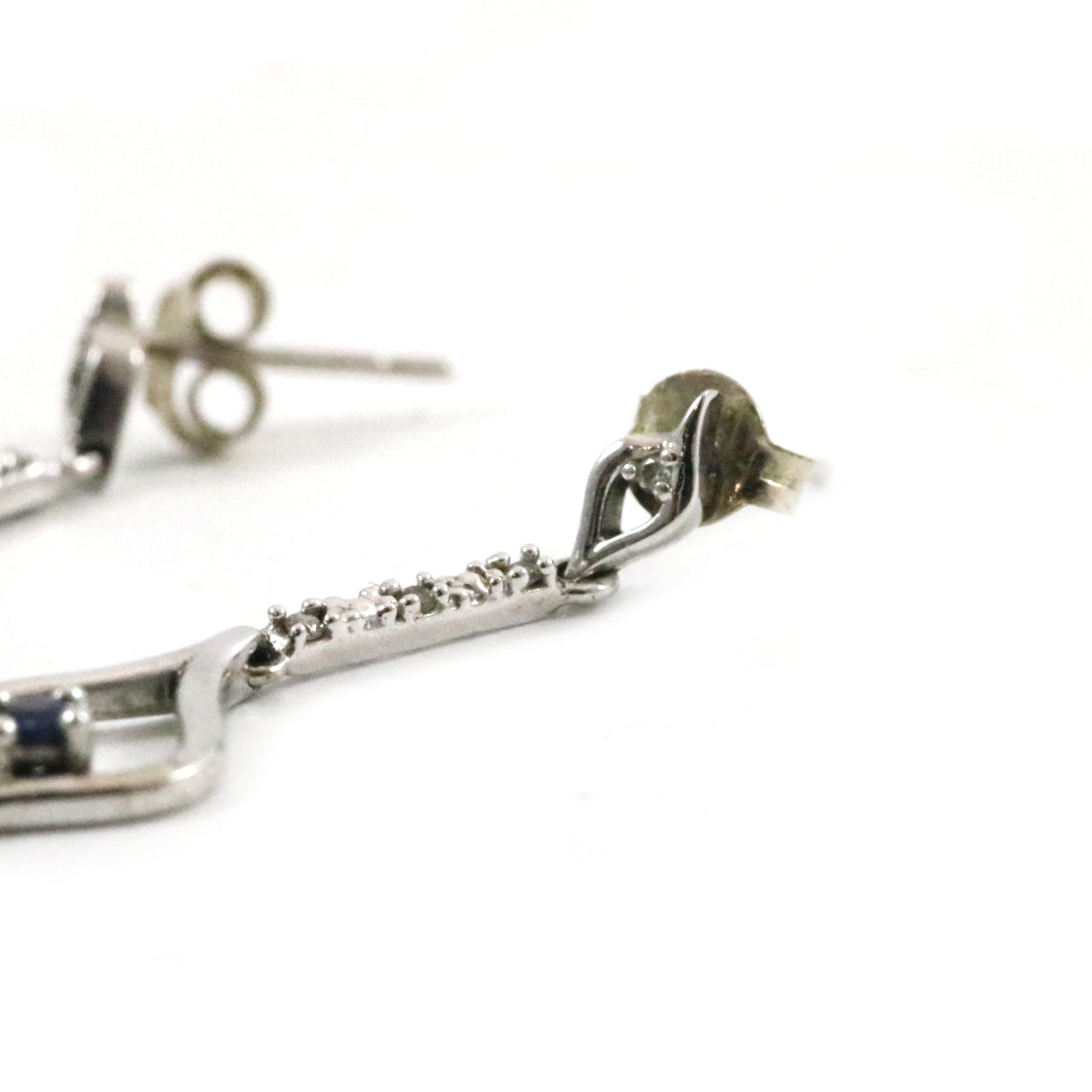 London Blue Topaz & Diamond Necklace & Earrings