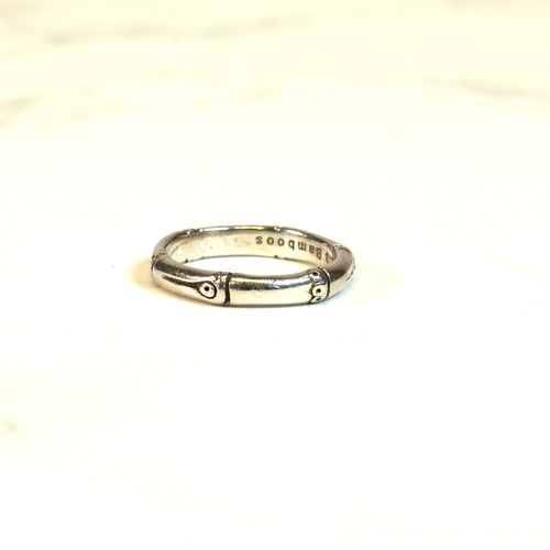 Bamboo Sterling Silver Ring