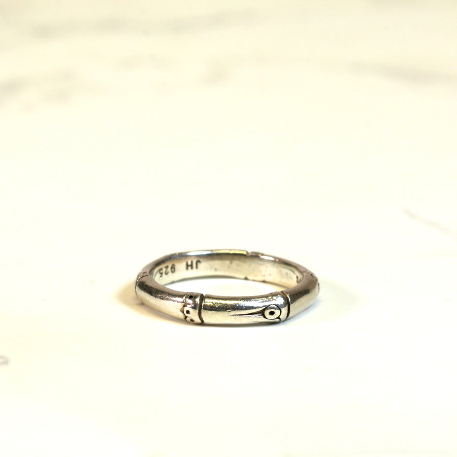 Bamboo Sterling Silver Ring