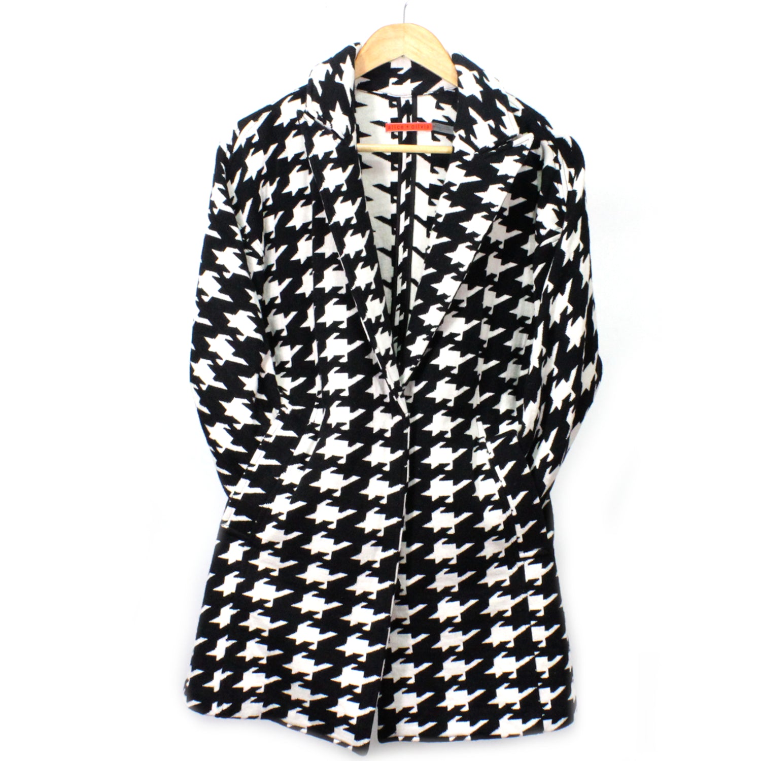 Mosley Houndstooth Cocoon Coat