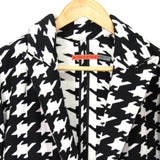 Mosley Houndstooth Cocoon Coat