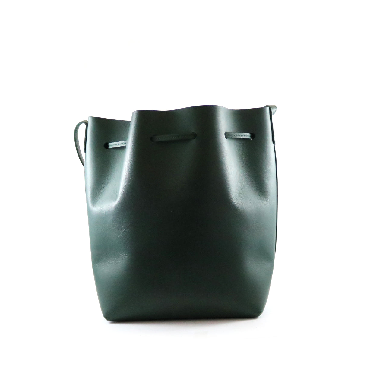 Vegetable Tanned Calfskin Bucket Bag