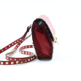 Vitello Rockstud Mini Crossbody