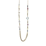 Purple Sparkle Lariat Necklace
