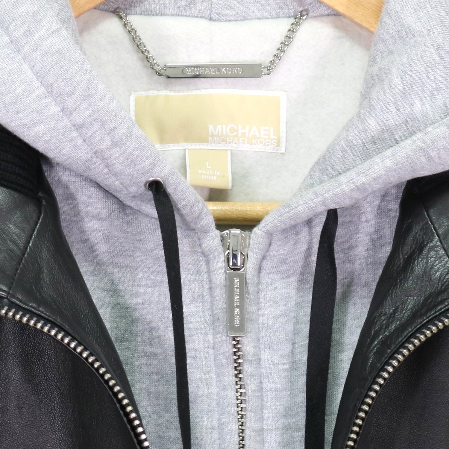 Hooded Leather Jacket