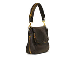 Jennifer Leather Shoulder Bag Large