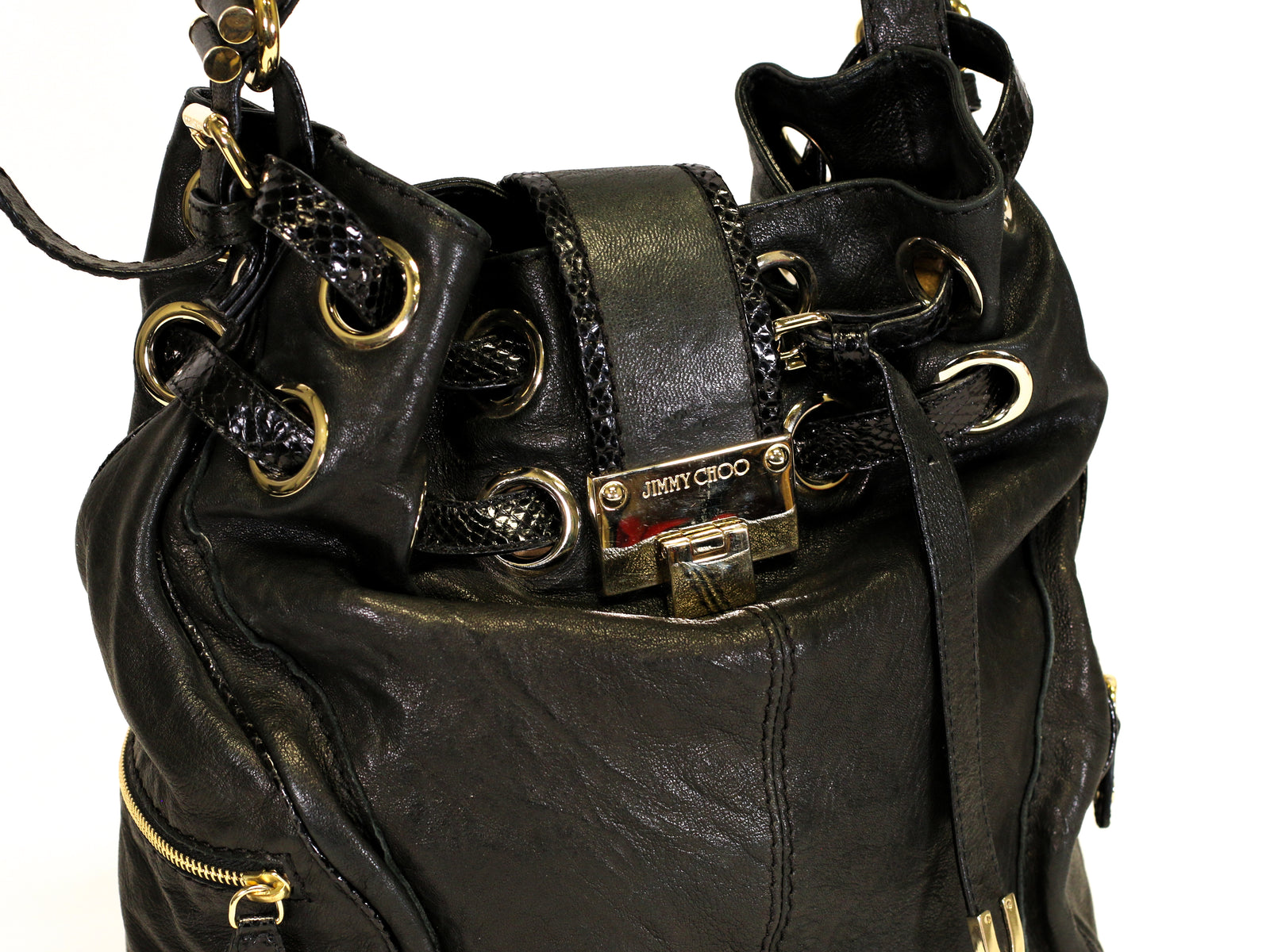 Leather Bucket Bag