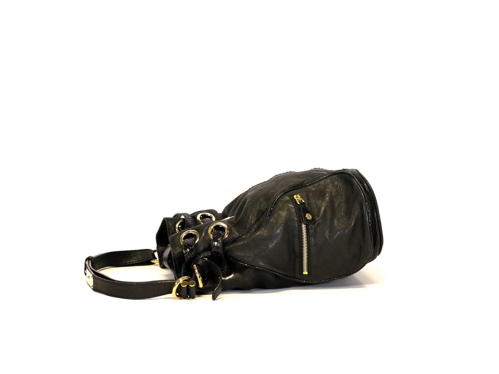 Leather Bucket Bag