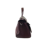 Oxblood Flap Satchel