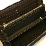 Guccissima Bamboo Tassel Zip Around Wallet