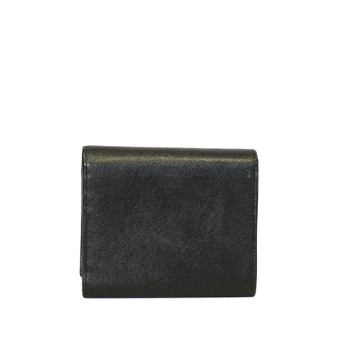 Saffiano Tri-Fold Compact Wallet