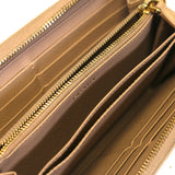 Saffiano Metal Zip Around Wallet