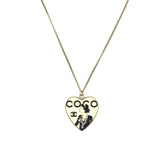 Coco Chanel Heart Necklace
