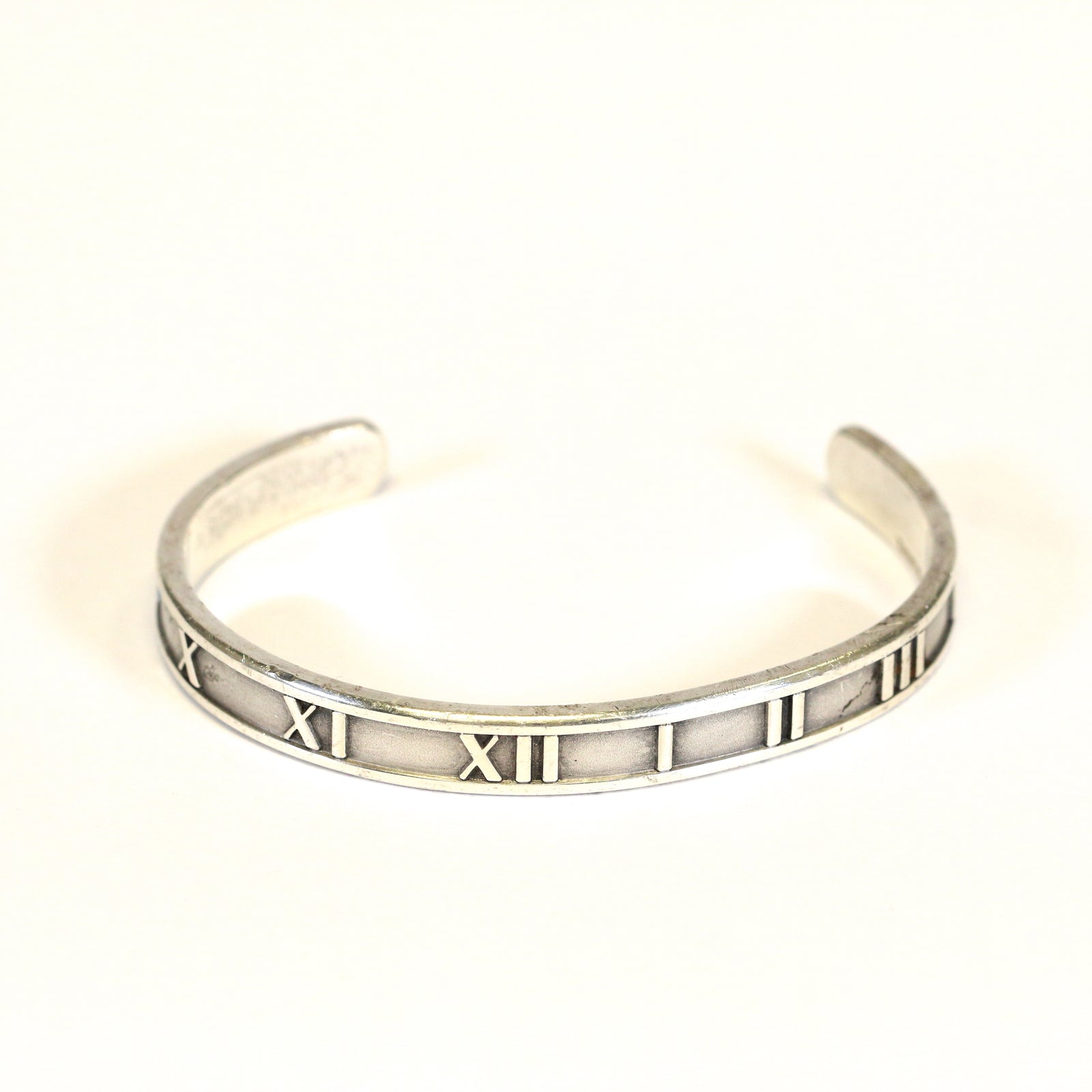Unisex Sterling Silver Atlas Cuff Bracelet