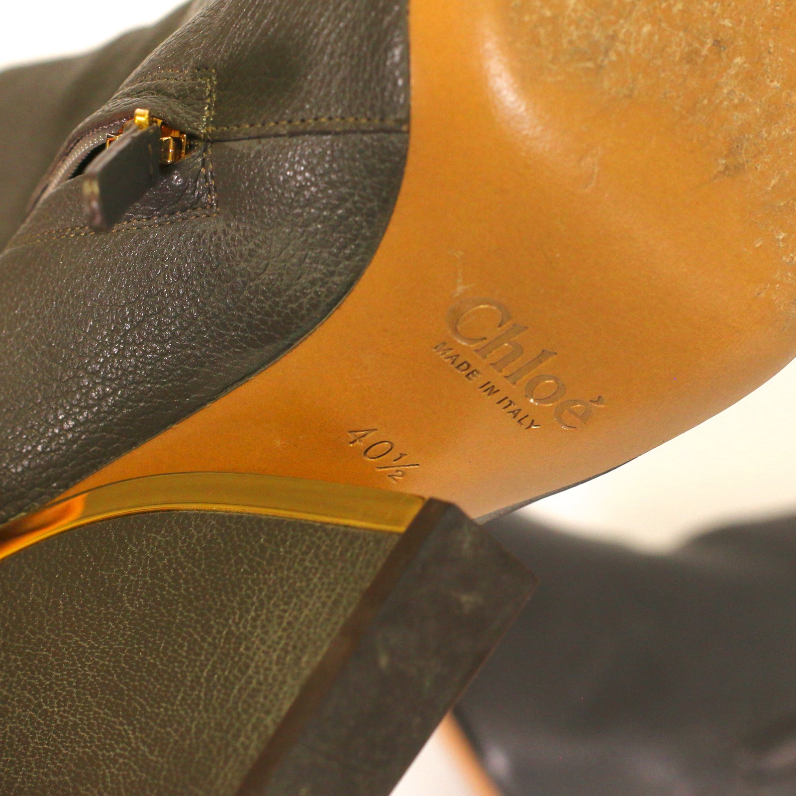 Gold Trimmed Ankle Boots
