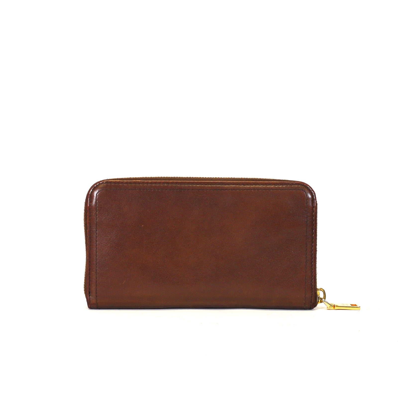 Unisex Soft Calf Zip Around Wallet