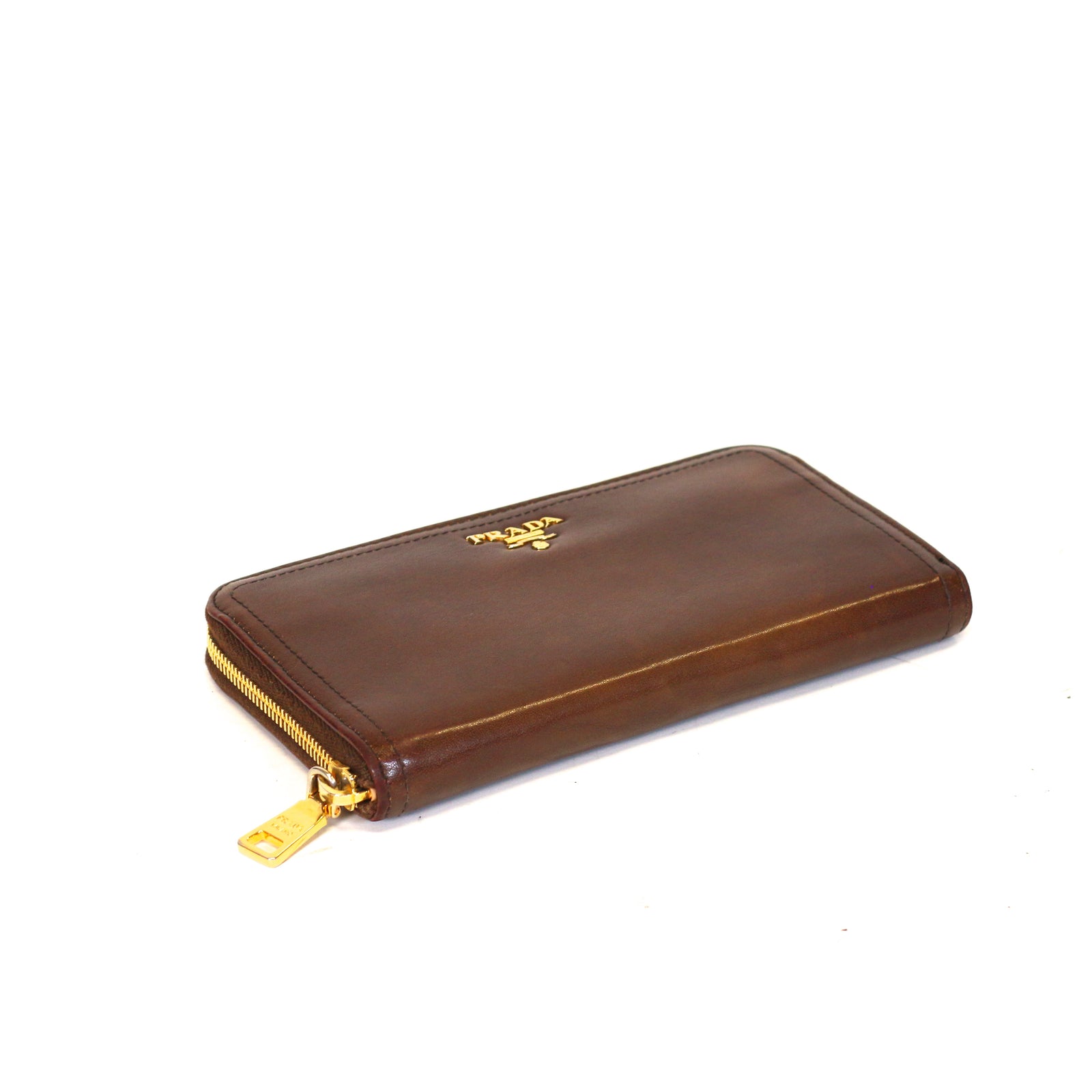 Unisex Soft Calf Zip Around Wallet