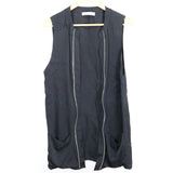 Sleeveless Zip Top
