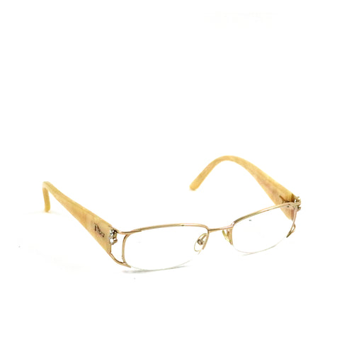 Gold Swarovski Glasses Frame