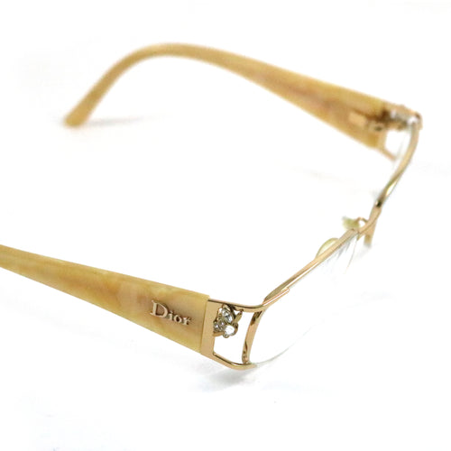 Gold Swarovski Glasses Frame