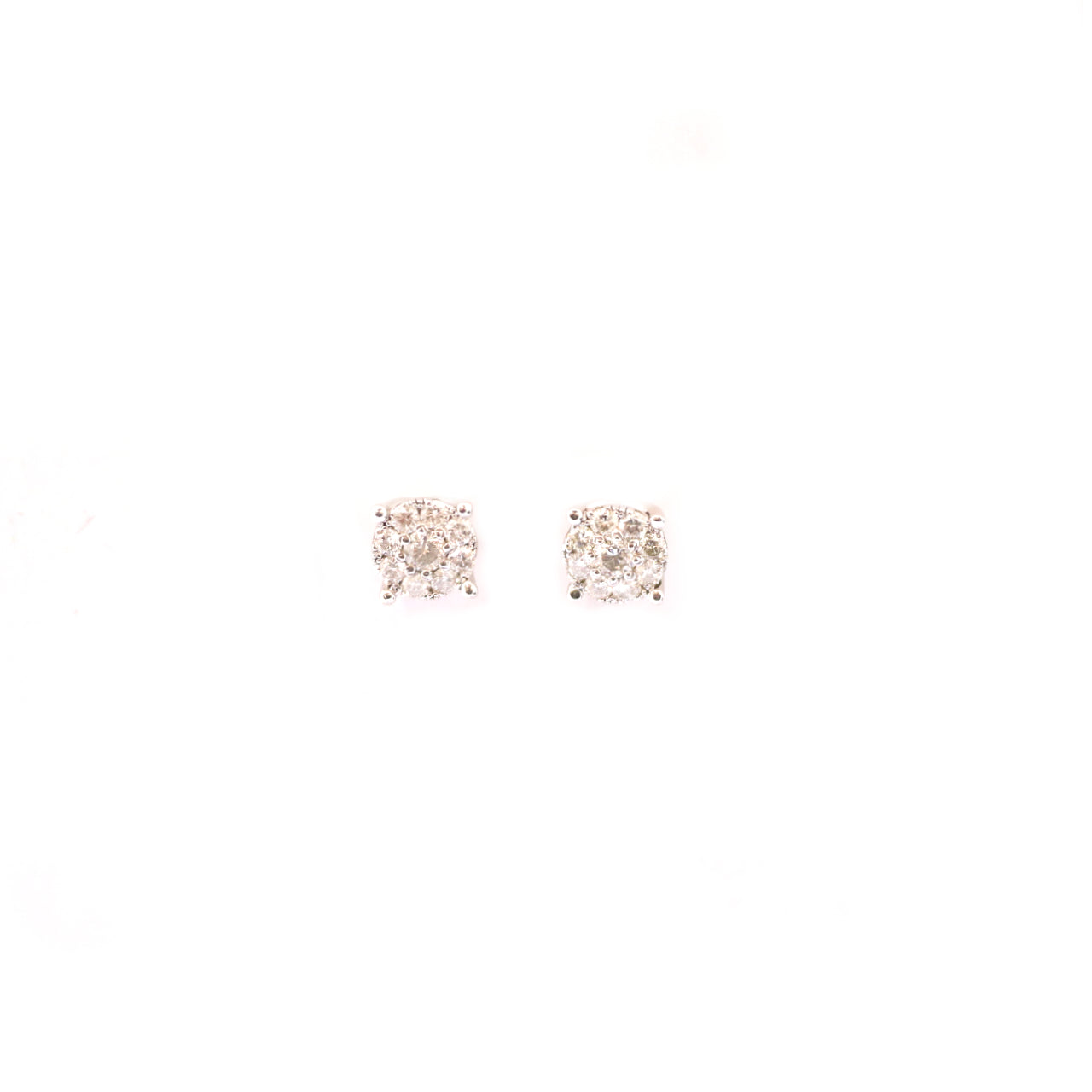 Diamond Cluster Earrings