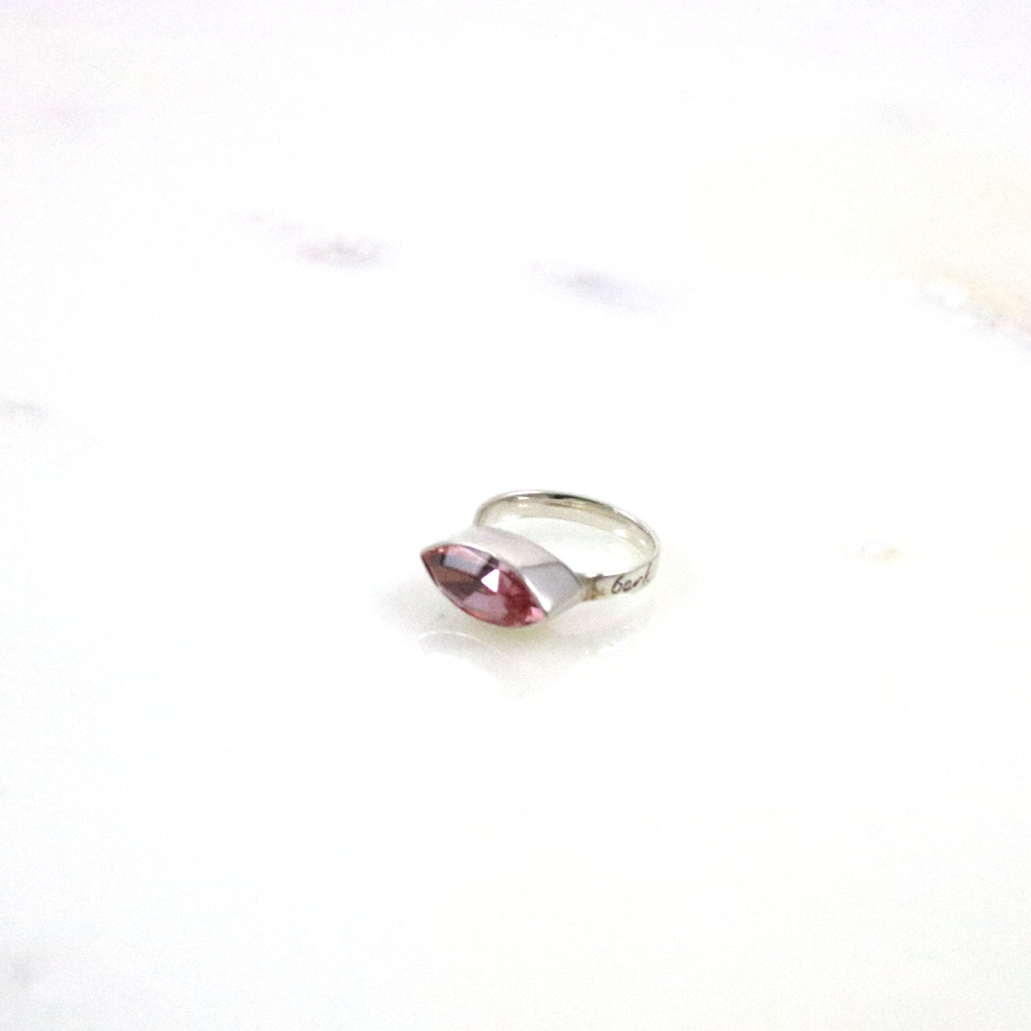 Pink Crystal Ring