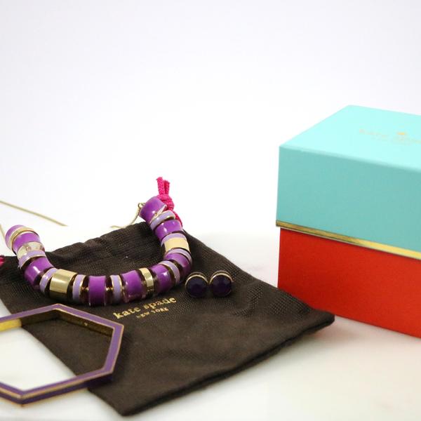 Purple Jewelry Set