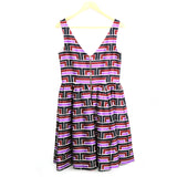 Patterned Sleeveless Dress