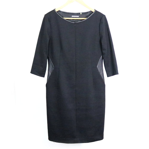 Cropped Sleeve Midi Dress
