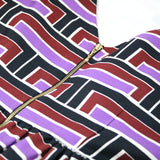 Patterned Sleeveless Dress