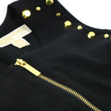 Gold Studded Sheath Dress