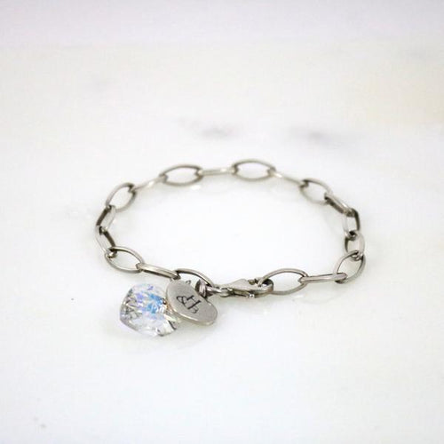 Crystal Heart Bracelet