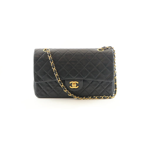 Lambskin Quilted Medium Double Flap