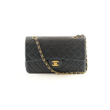 Lambskin Quilted Medium Double Flap