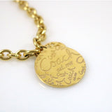 Large Pendant Matinee Necklace
