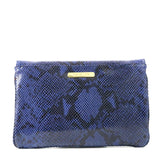 Python Embossed Clutch