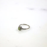 Oval Cut Peridot Ring