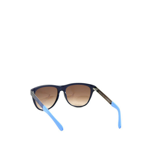 Striped Blue Sunglasses