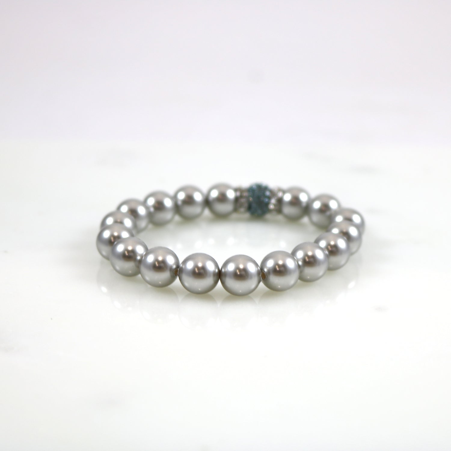 Sparkle Pearl Stretch Bracelet