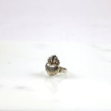 Crown Heart Signature Ring