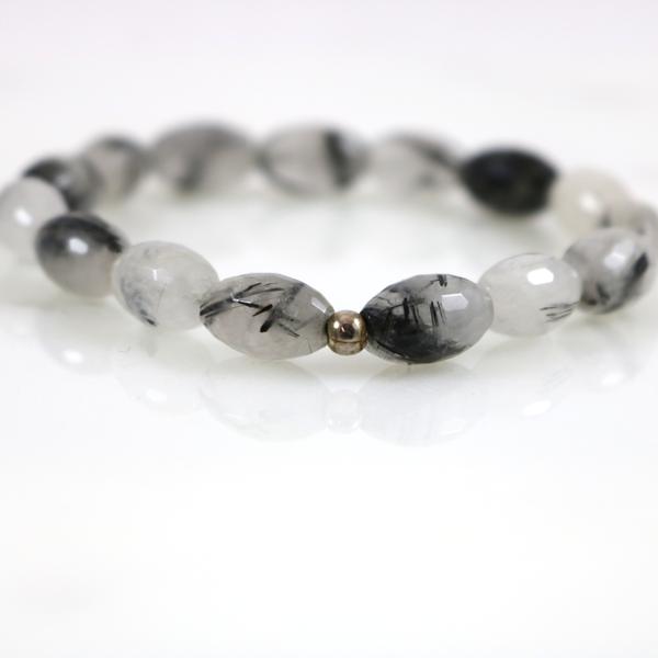 Needle Quartz Stretch Bracelet