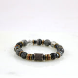 Zebra Jasper Stretch Bracelet