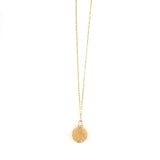 Druzy Rose Quartz Lariat Necklace