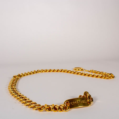 Chain CC 31 Rue Cambon Medallion Belt Gold