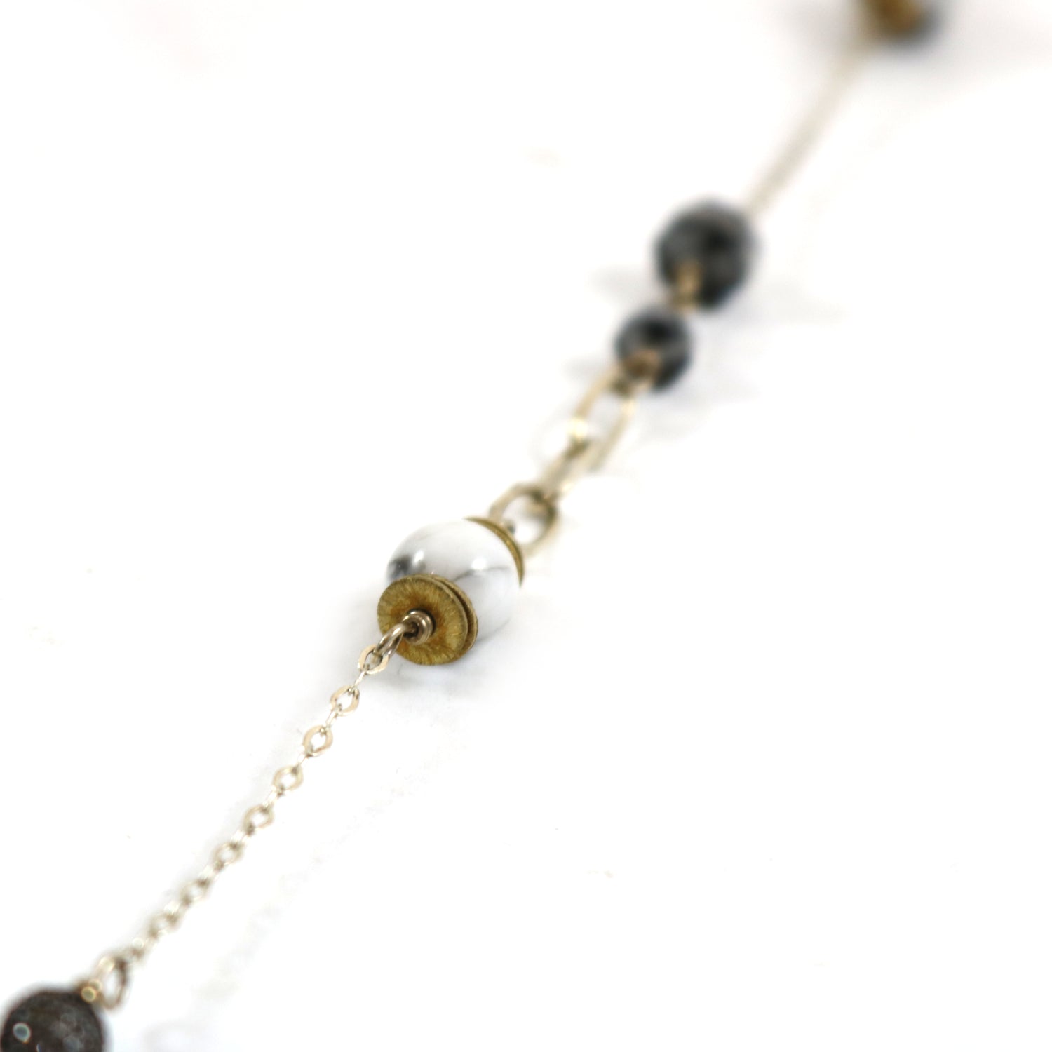 Silver Tone Lariat Necklace