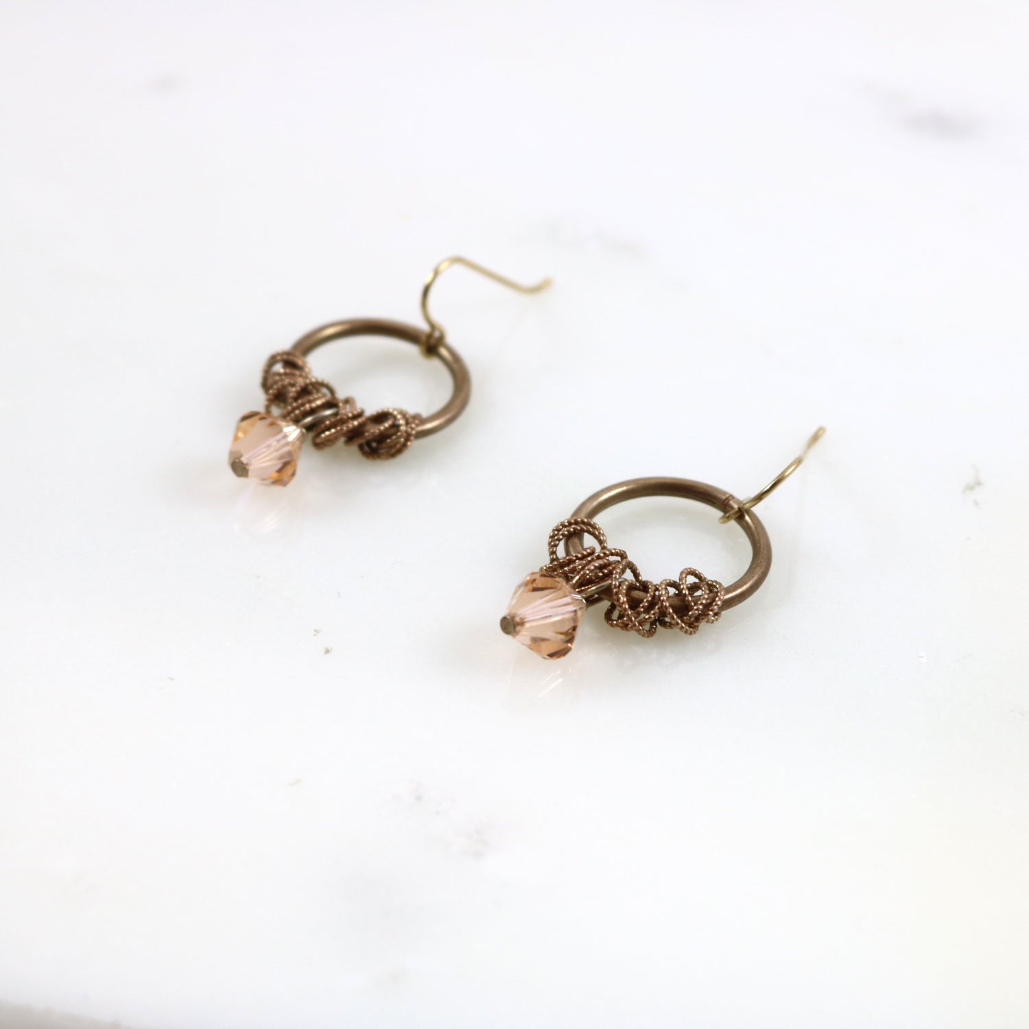 Hoop Crystal Earrings