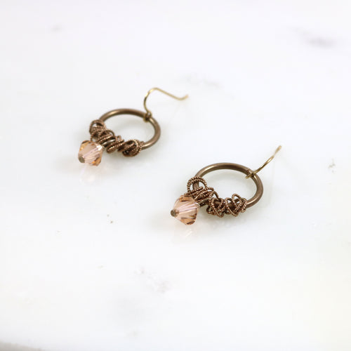 Hoop Crystal Earrings