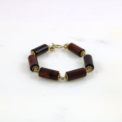 Tiger's Eye Matrix Bracelet