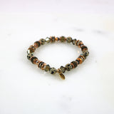 Dalmatian Jasper Stretch Bracelet
